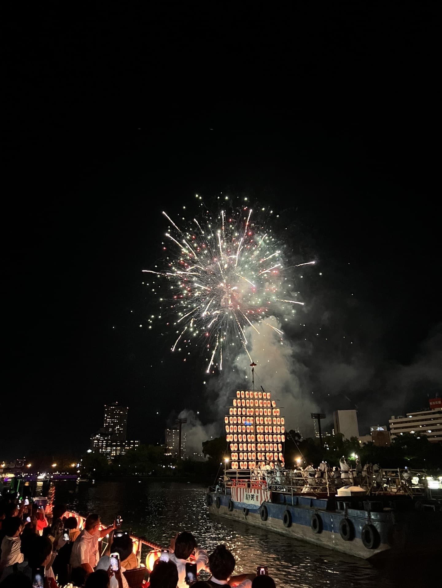 天神祭の花火大会