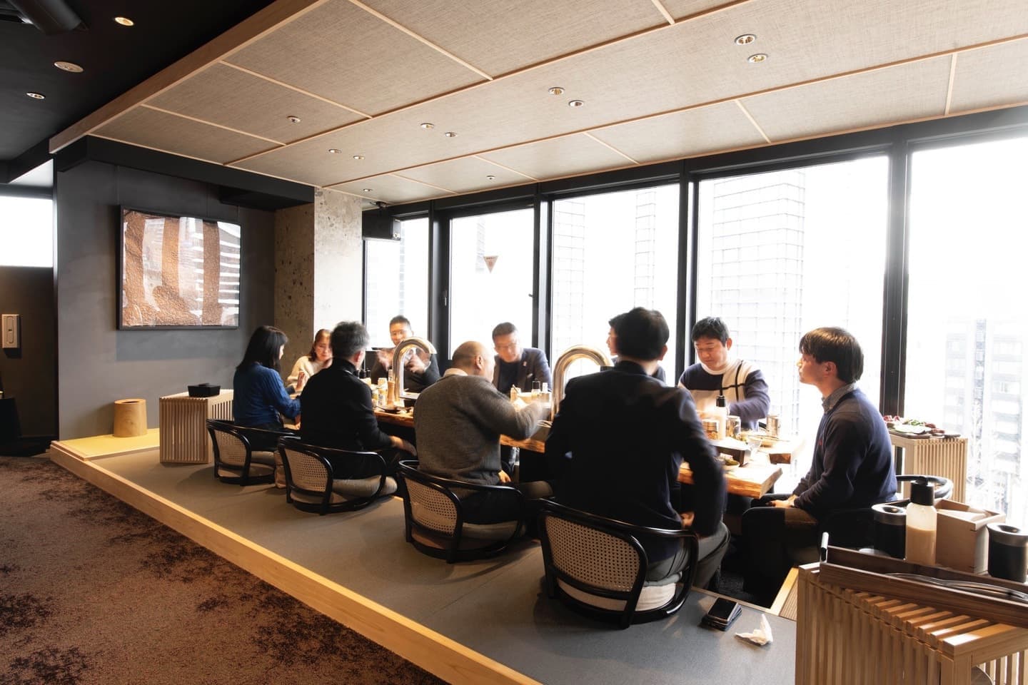 リンクスの毎月恒例の毛利グルメ会