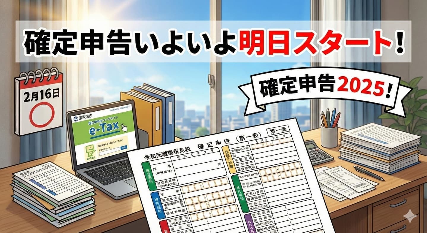 確定申告のシーズン